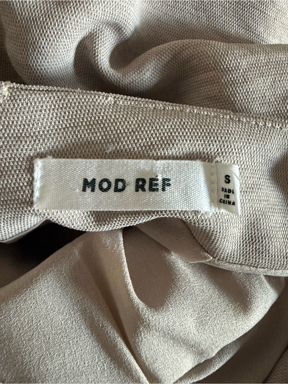 Mod Ref Taupe V-Neck Wide-Leg Jumpsuit - Picture 3 of 3